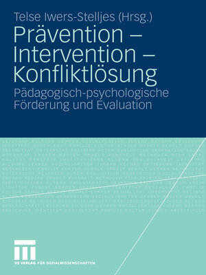 cover image of Prävention--Intervention--Konfliktlösung